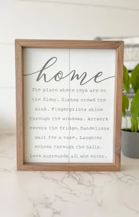 A Story of Home Sign