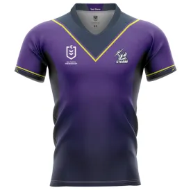 1 Melbourne Storm Men's Home Supporter Jersey NRL Rugby League by Burley Sekem