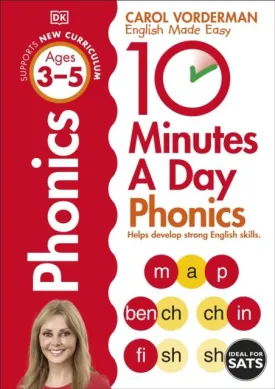 10 Minutes A Day Phonics Ages 3-5 Key Stage 1