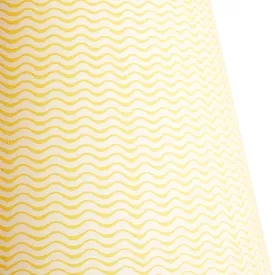 12cm tall tapered shade in sunshine ripples hand painted card