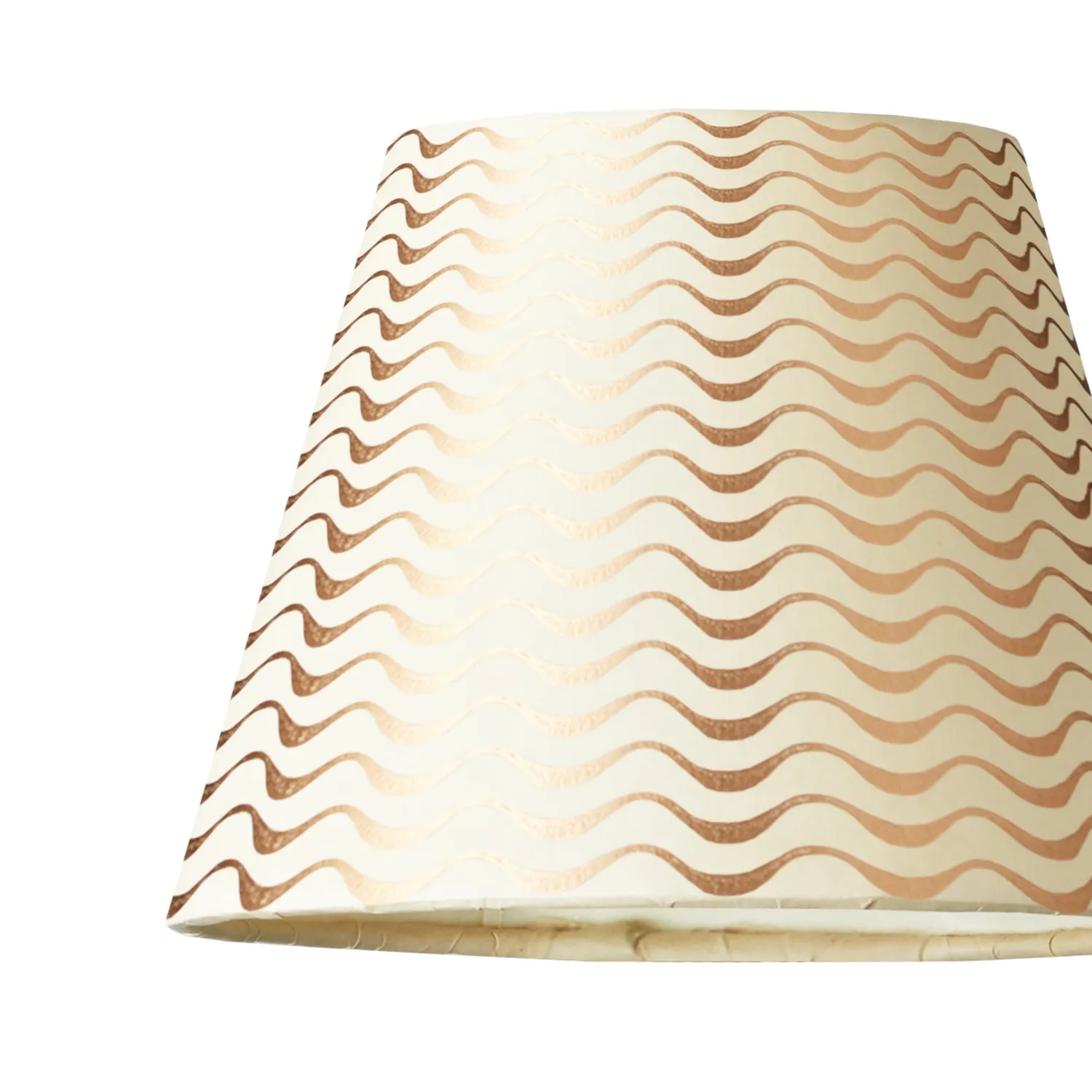 18cm pendant shade in gold ripples