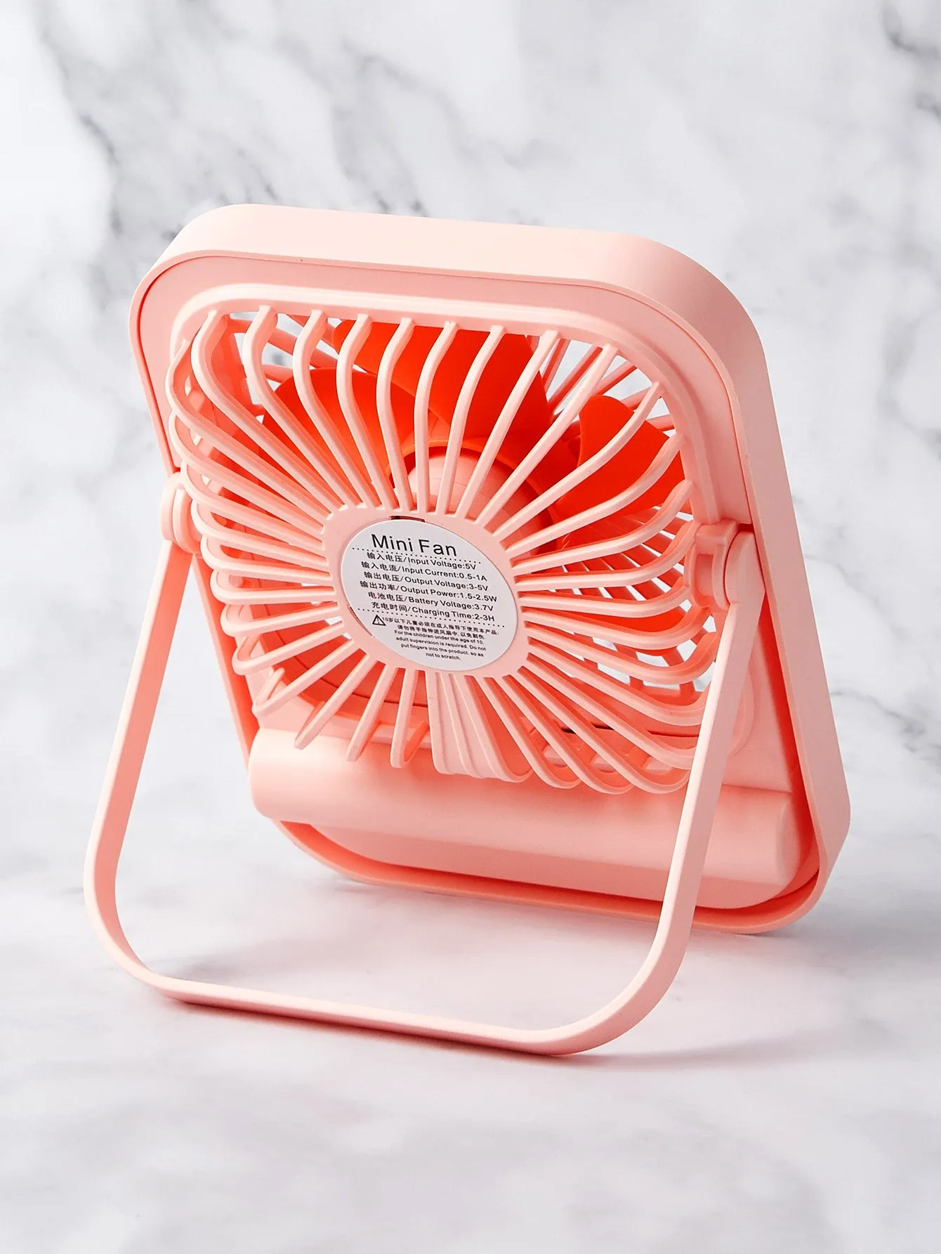 1pc Desk Type Mini Fan With USB Cable