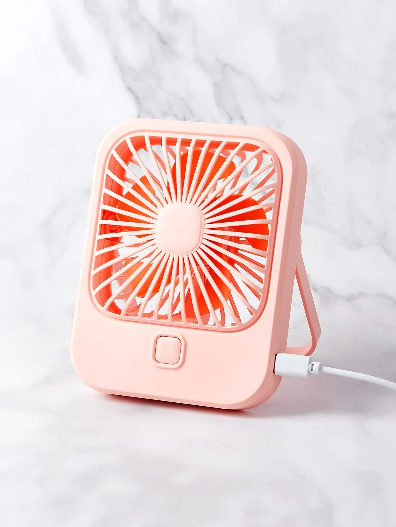 1pc Desk Type Mini Fan With USB Cable