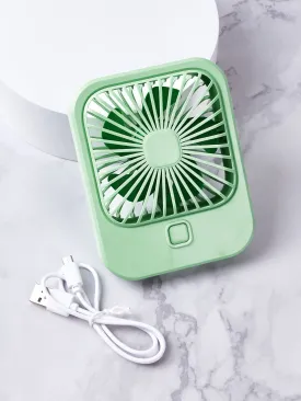 1pc Desk Type Mini Fan With USB Cable