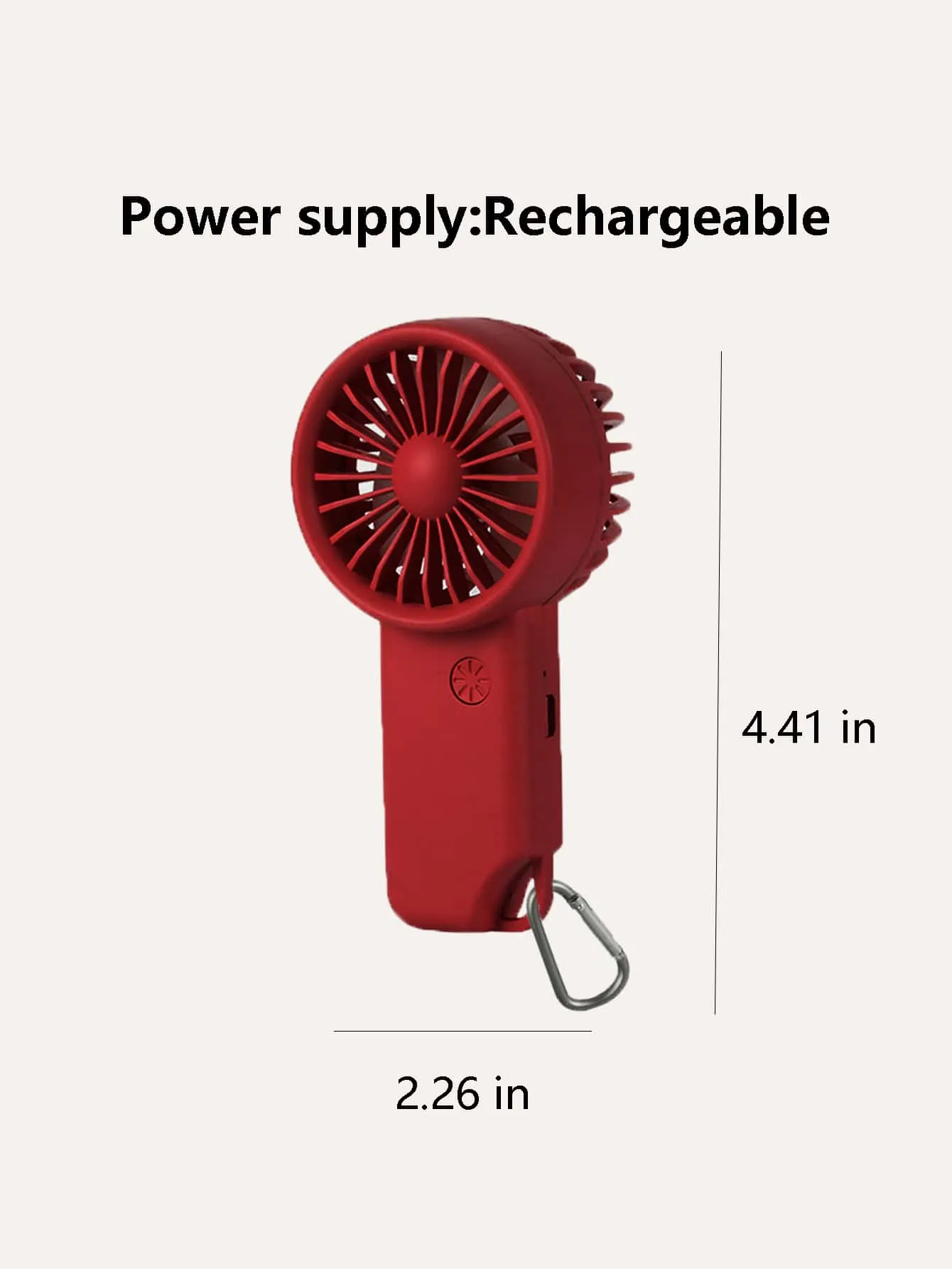 1pc Electric Hand Fan