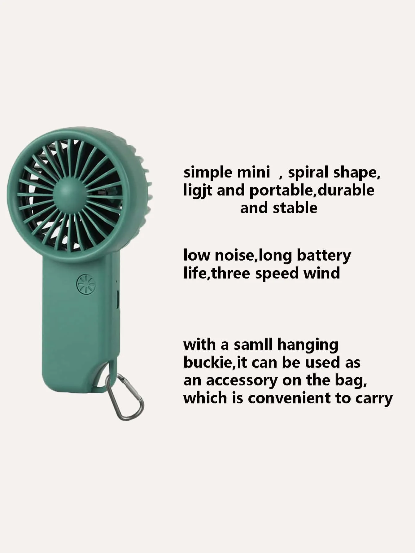 1pc Electric Hand Fan