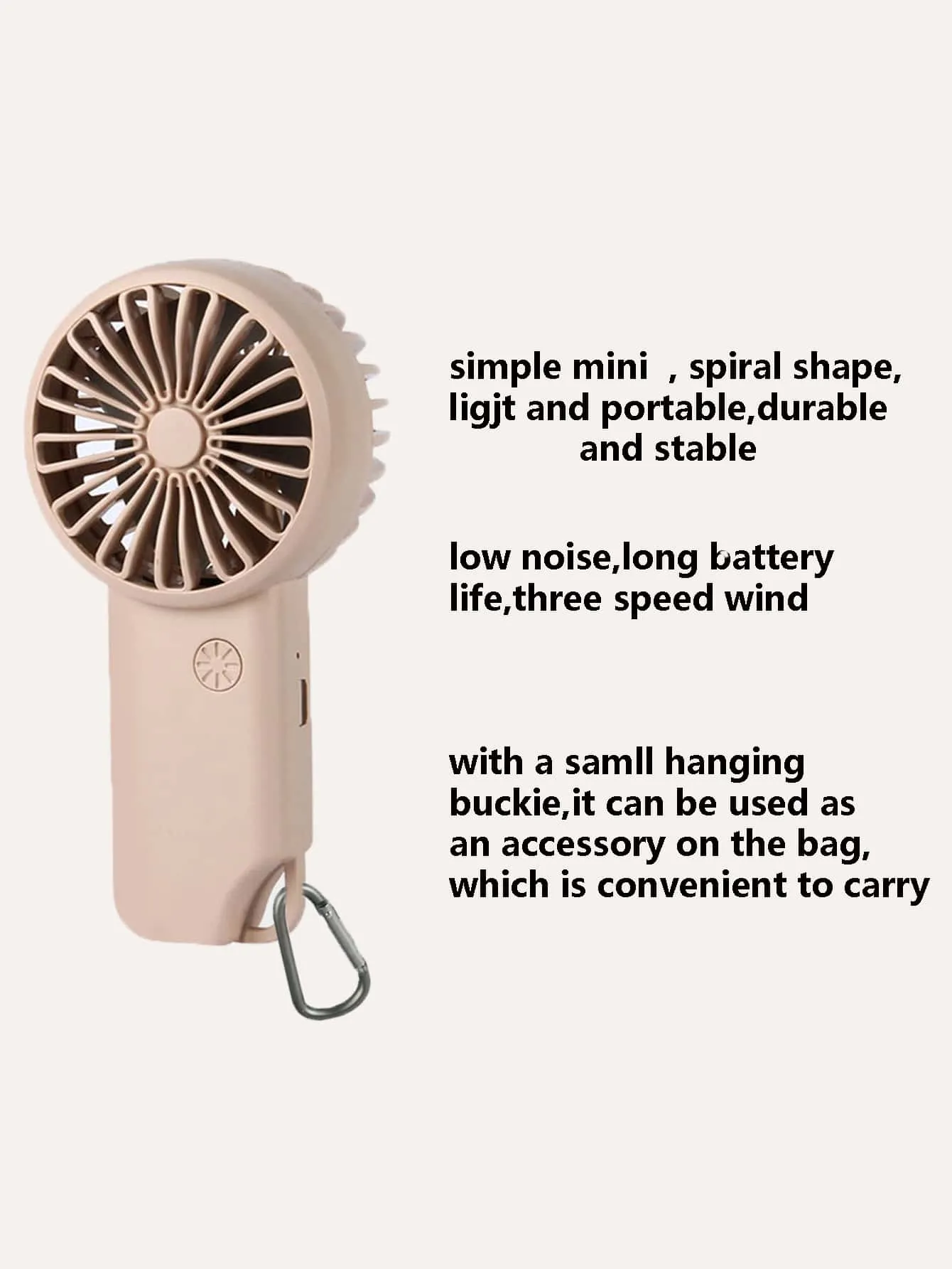 1pc Electric Hand Fan