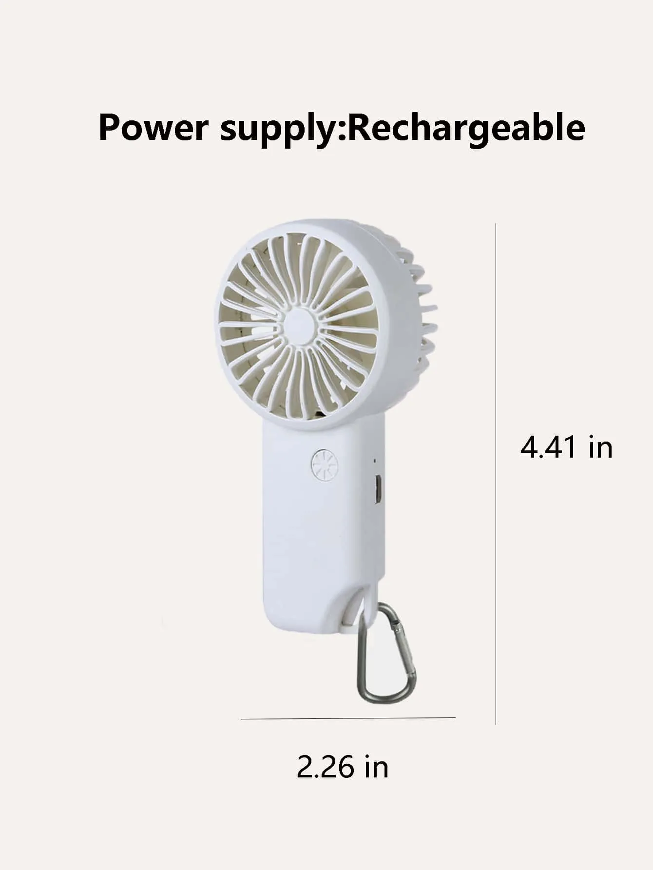 1pc Electric Hand Fan