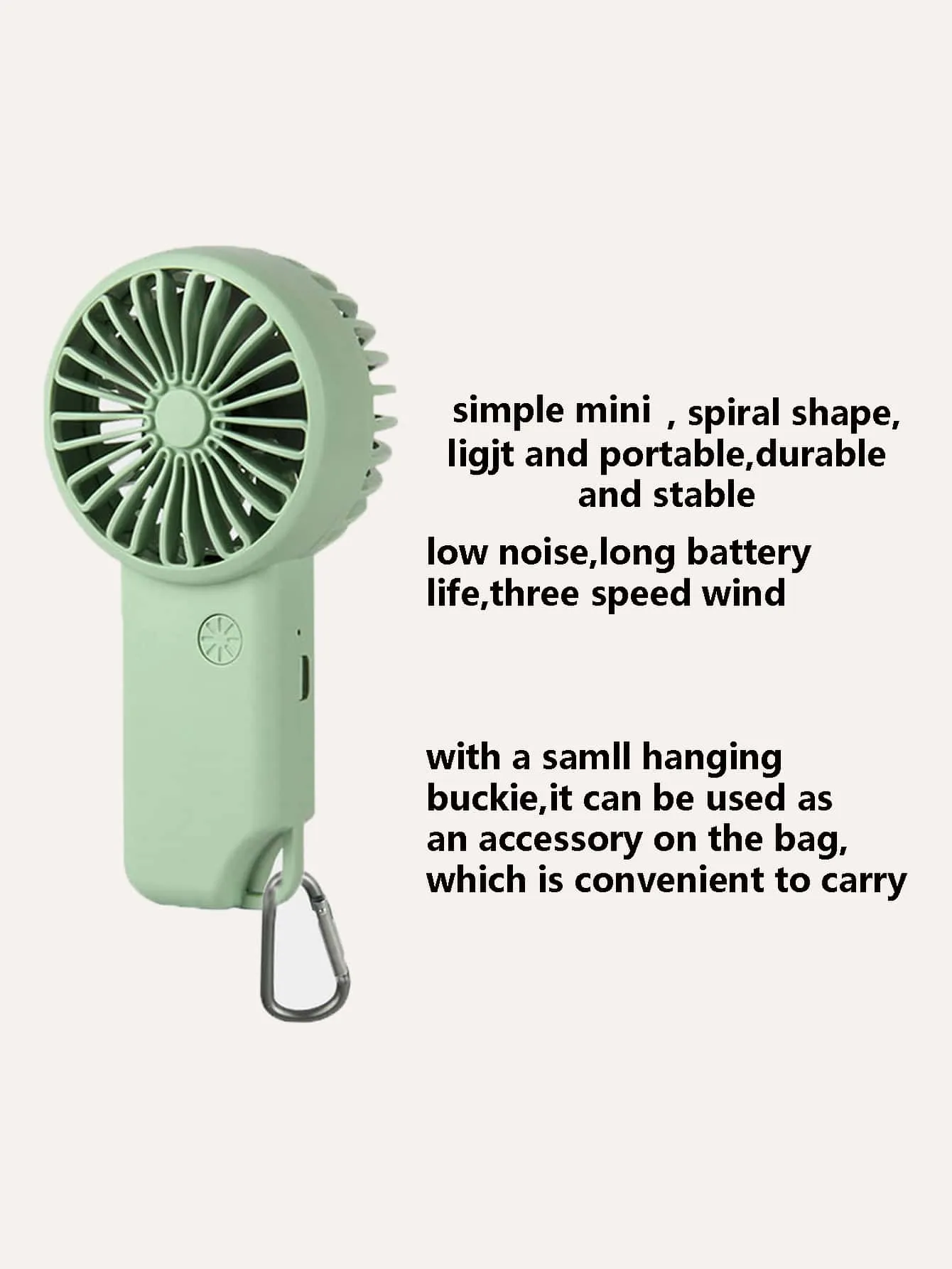 1pc Electric Hand Fan