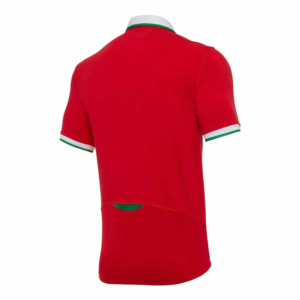 2020-2021 Wales Home SS Cotton Rugby Shirt