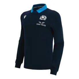 2022-2023 Scotland LS Home Cotton Rugby Shirt (Kids)