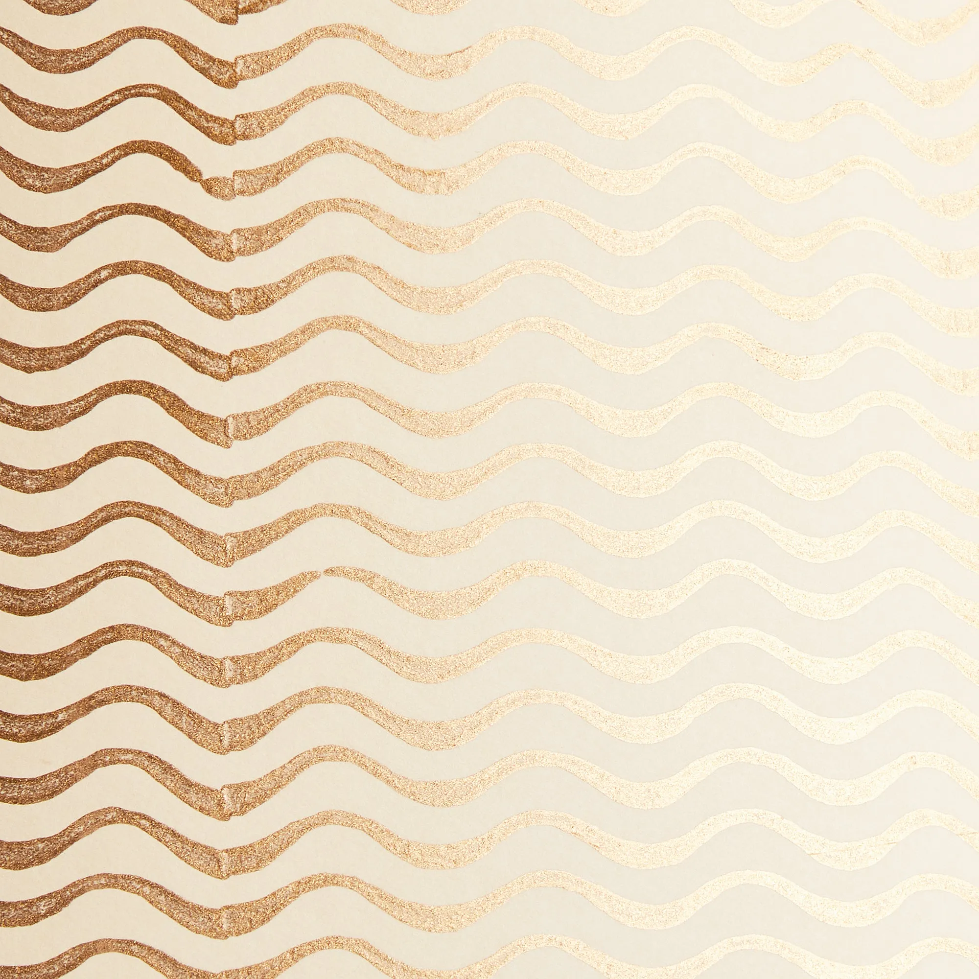 20cm empire shade in gold ripples hand painted card