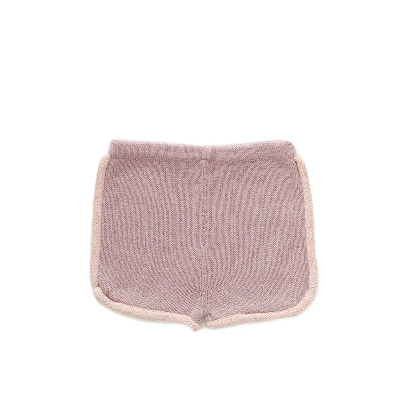 70s SHORTS - Mauve/Coral Almond