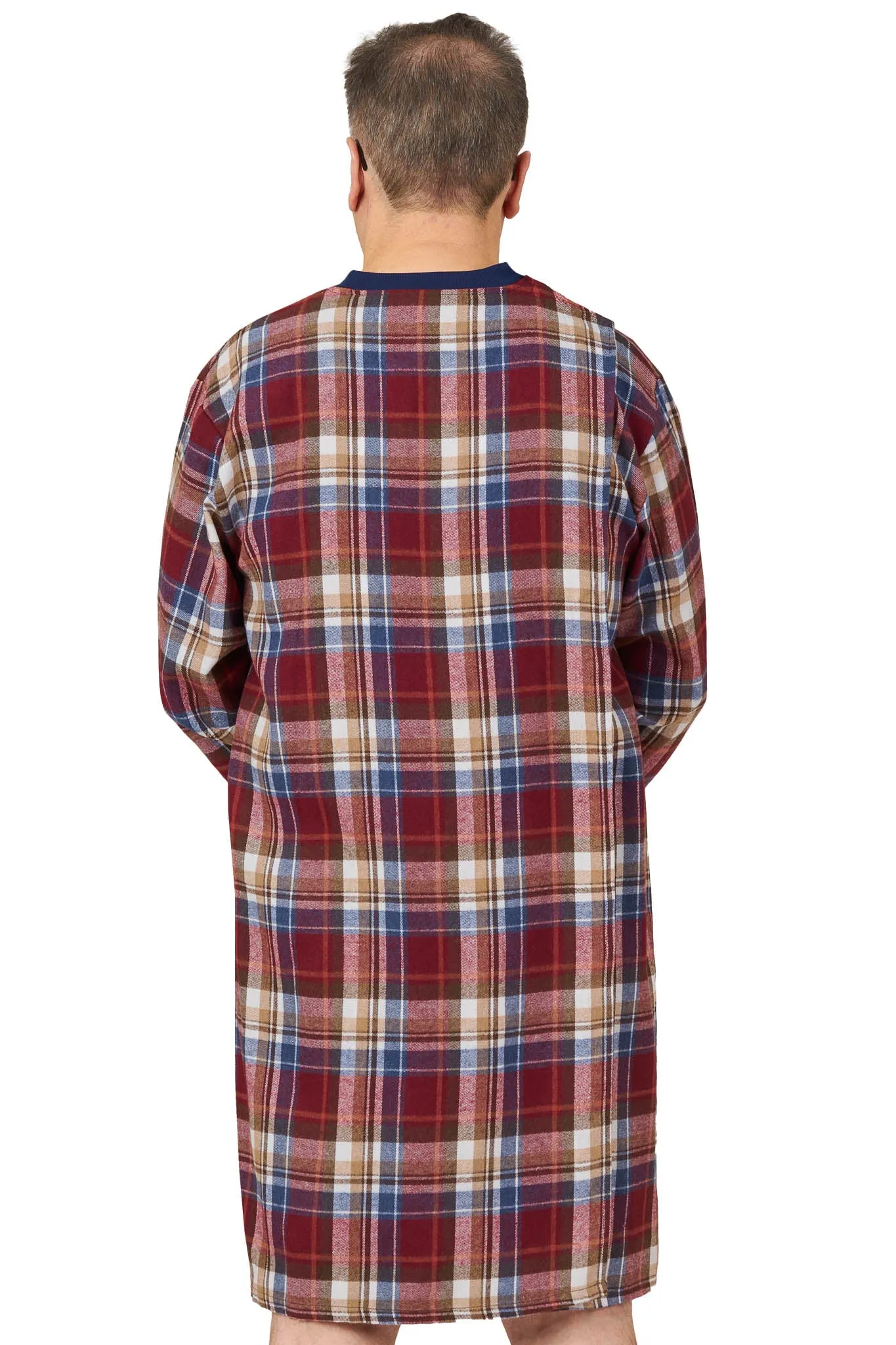 Adaptive Nightshirt - Stewart | Burgundy