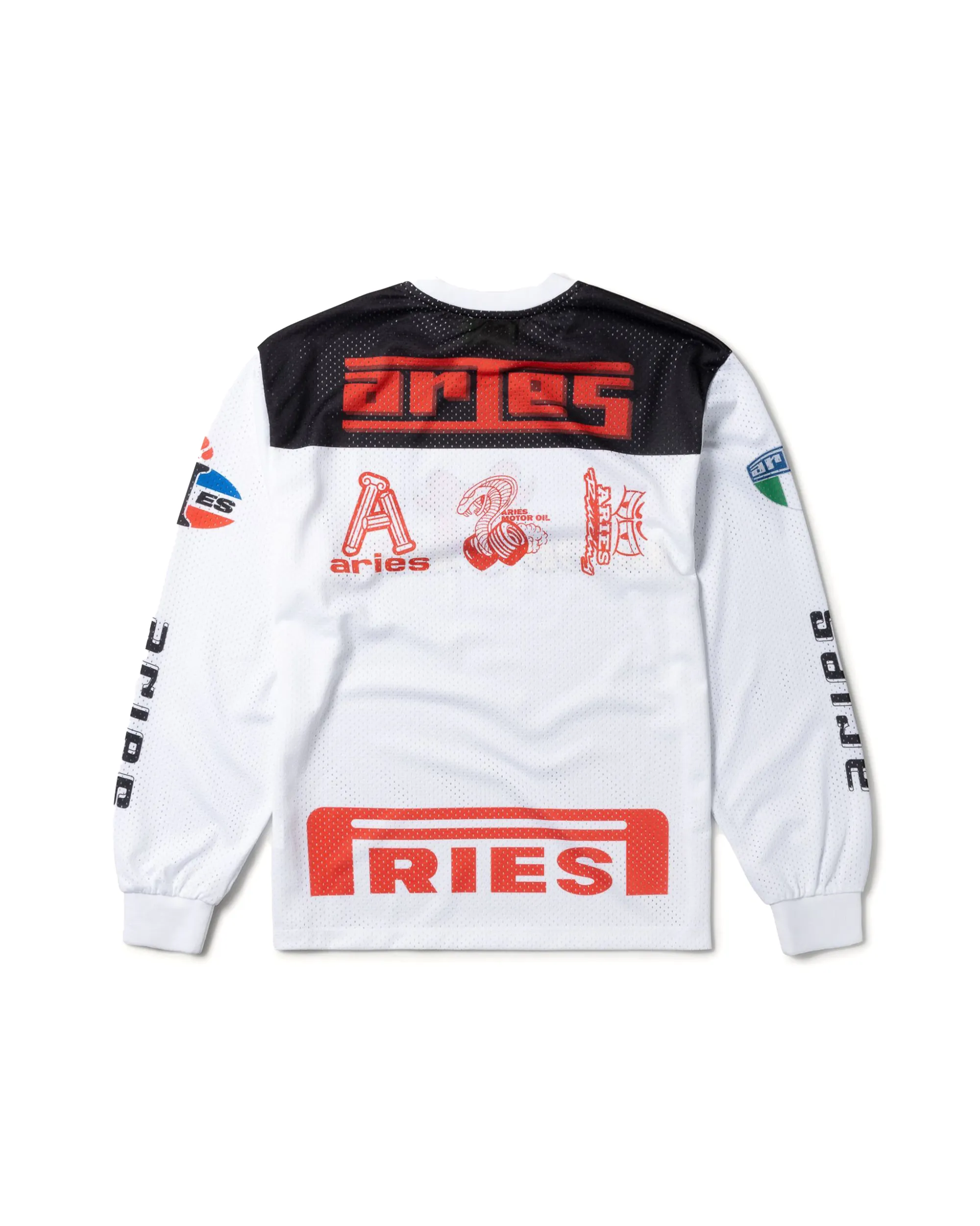 Airtex Moto Multi Graphic L/S - White