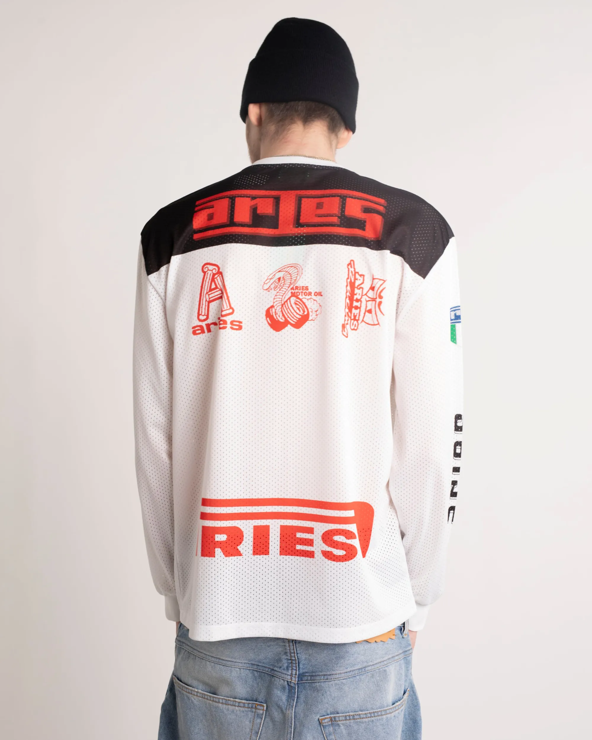 Airtex Moto Multi Graphic L/S - White