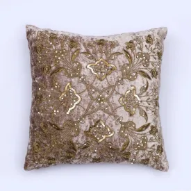 AKC Pure Velvet Embroidered Marvelous Filled Cushion