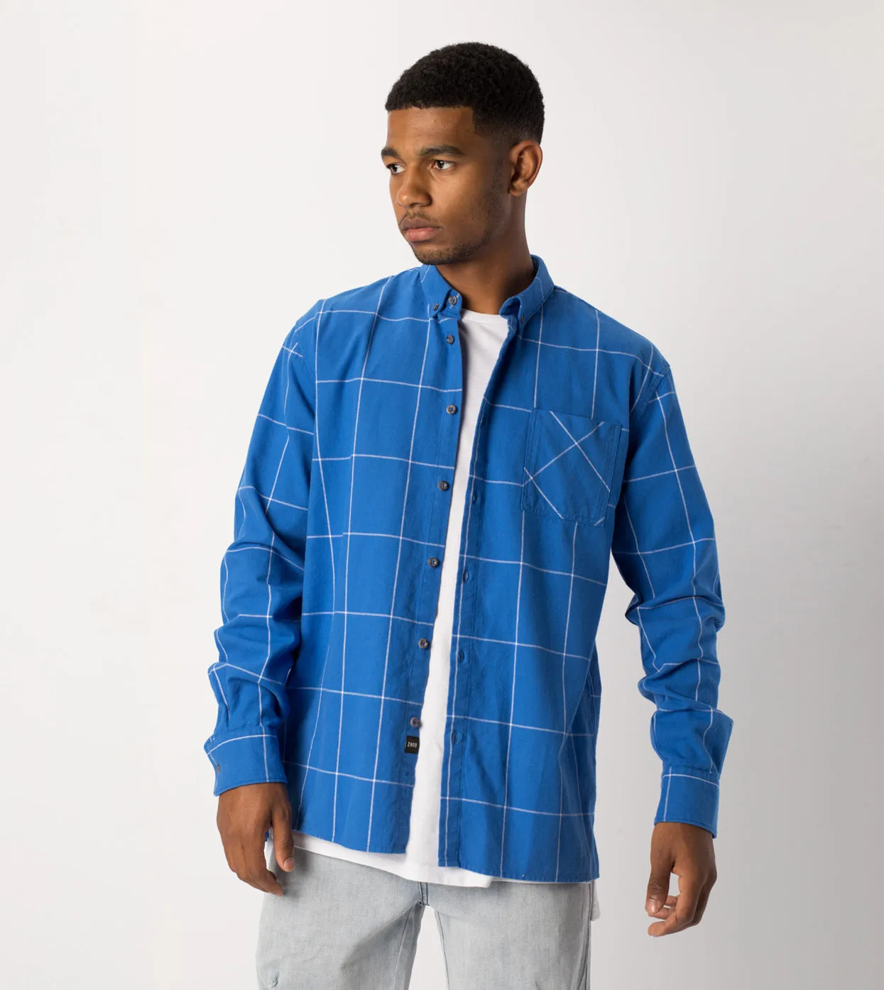 Align LS Shirt Cobalt/White