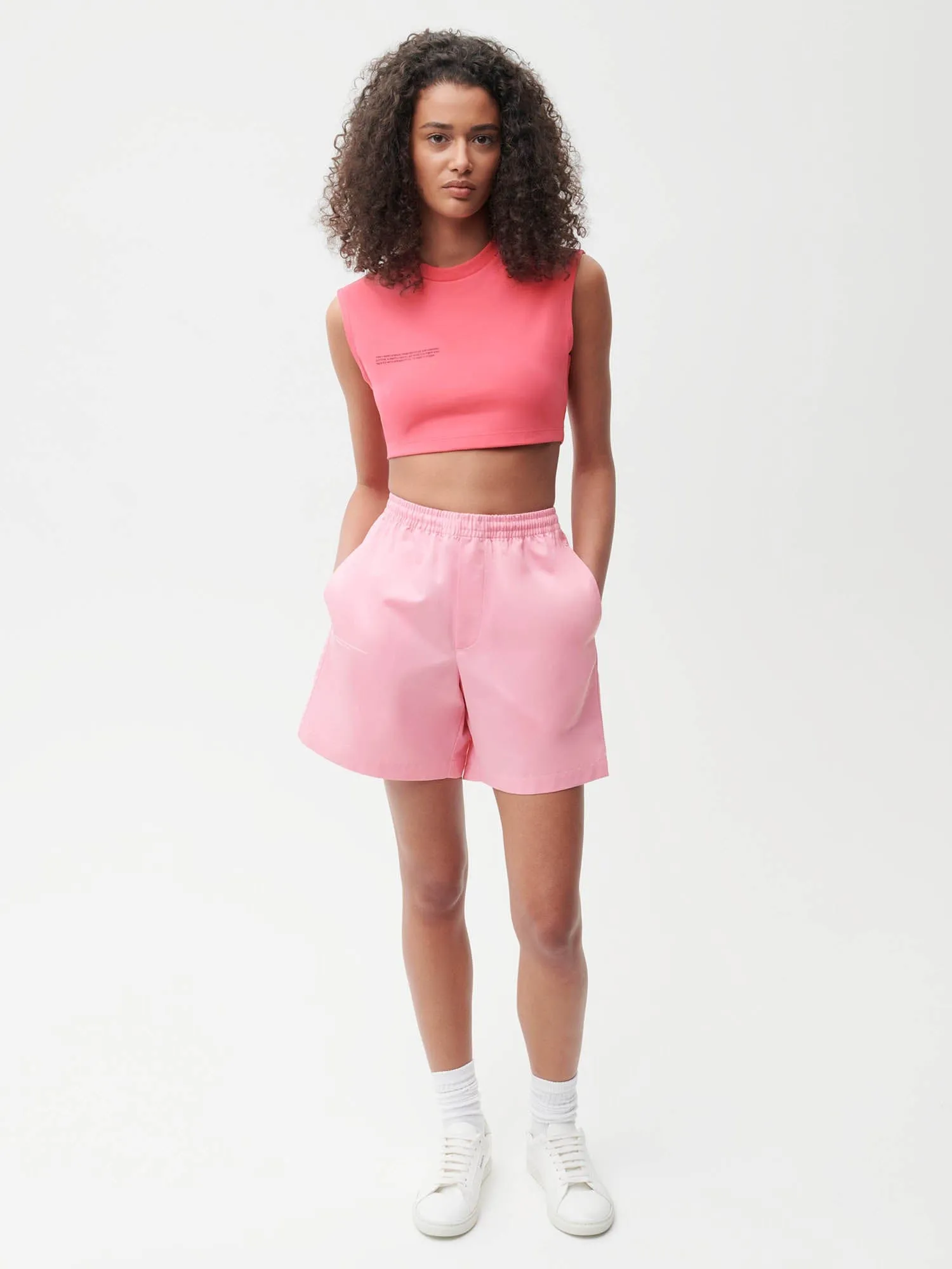 Archive Pineapple Long Shorts—sakura pink