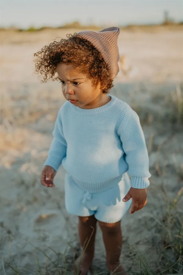 Azure Mini Knit Top