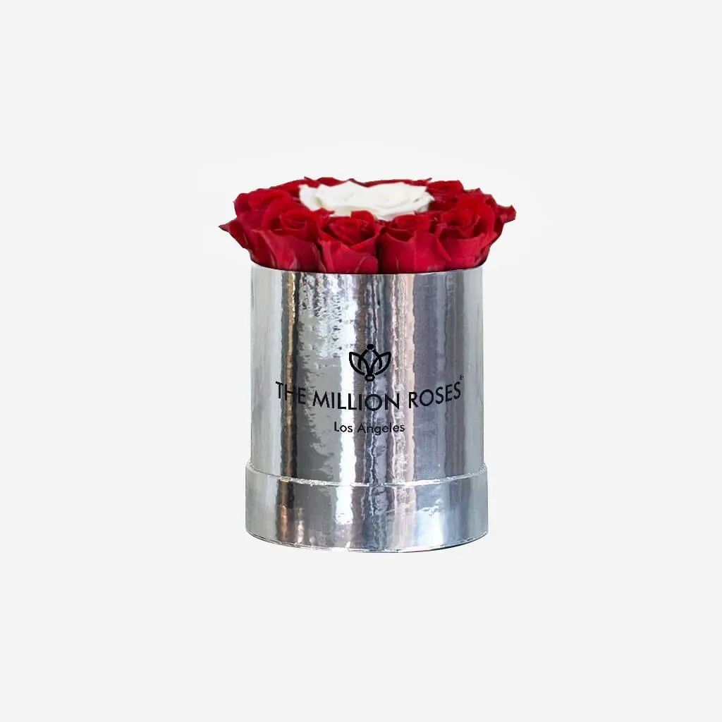 Basic Mirror Silver Box | Red Mini Roses | Various combinations