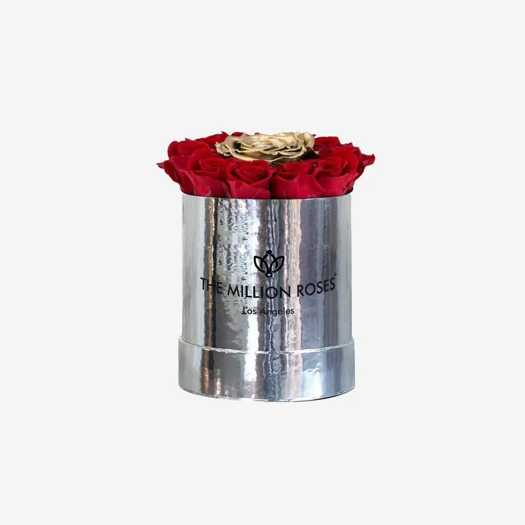 Basic Mirror Silver Box | Red Mini Roses | Various combinations