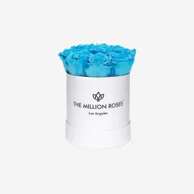 Basic White Box | Light Blue Roses