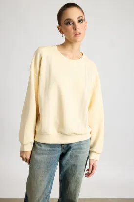 Beige Long Sleeve Sweatshirt