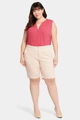 Bermuda Shorts In Plus Size - Sweet Home