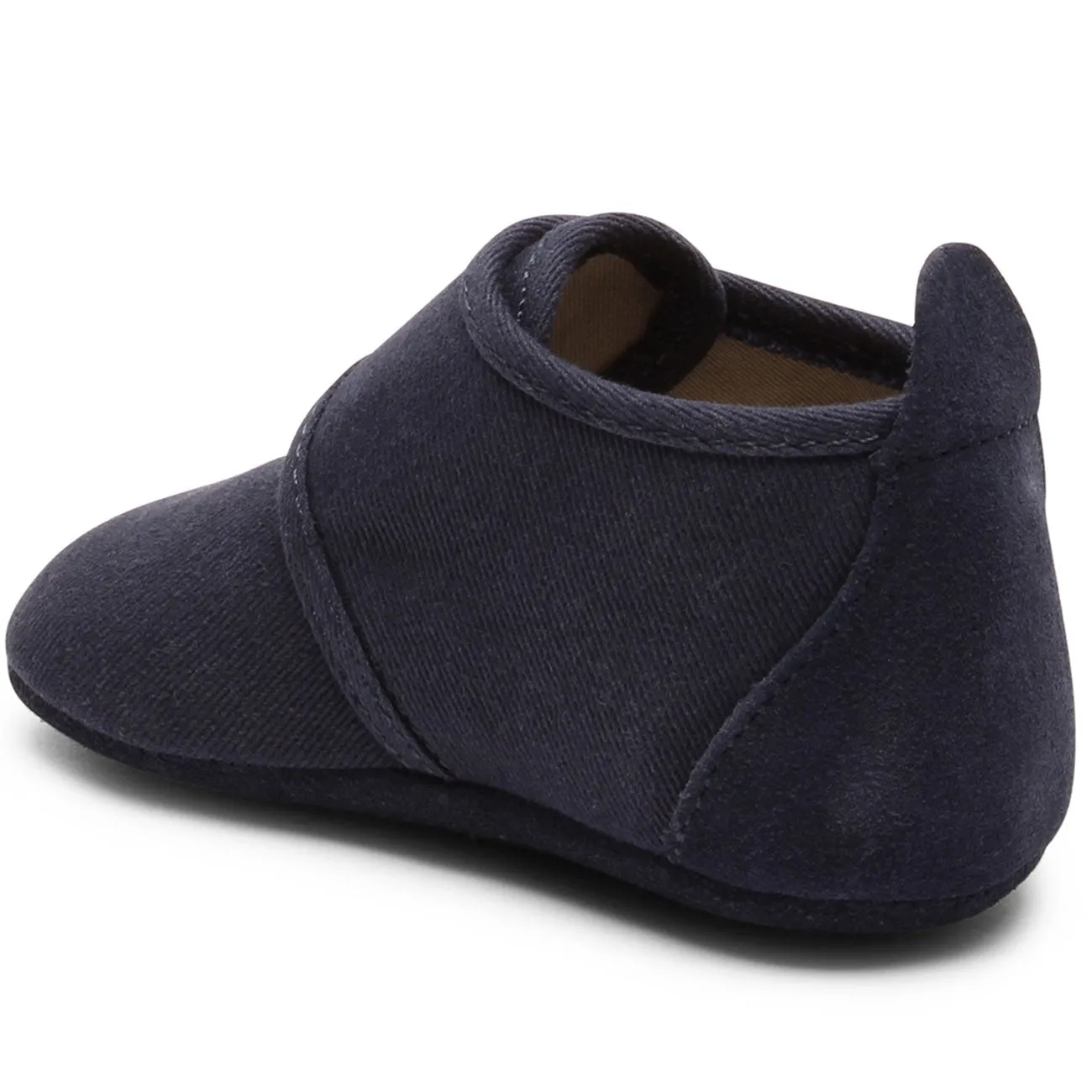 Bisgaard Baby Cotton Home Shoe Dark Blue