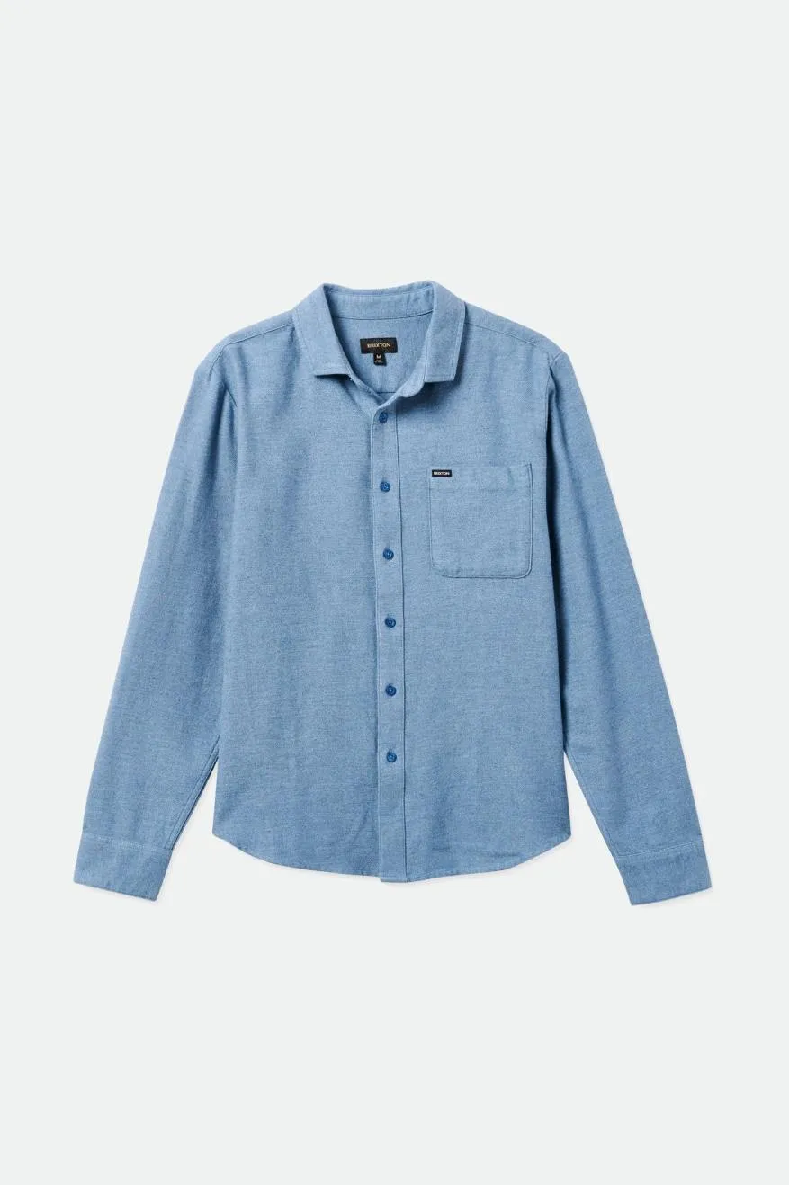 Bixby Reserve L/S Flannel - Melange Blue