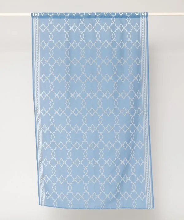 Blue City Sheer Curtain 178 x 105cm