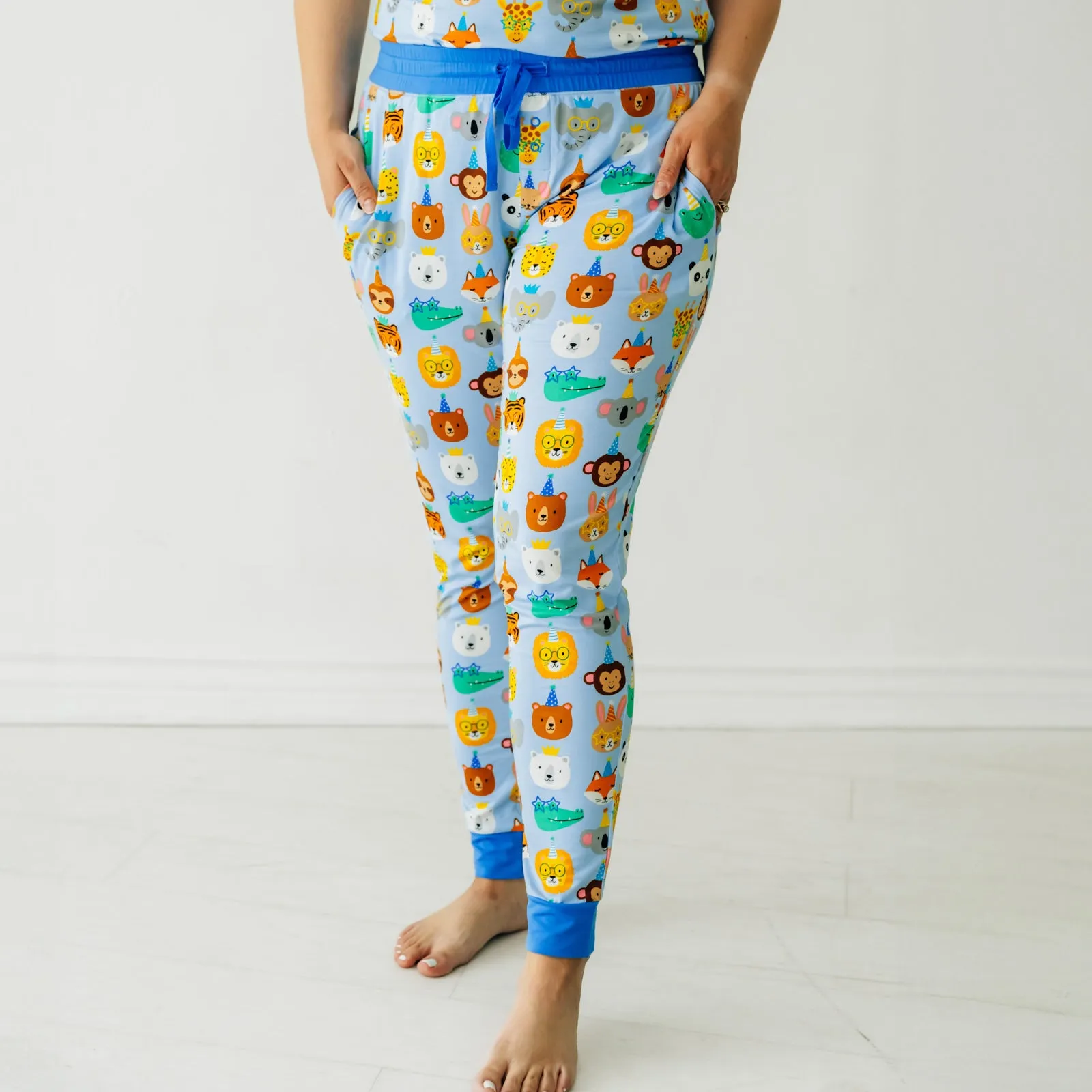 Blue Party Pals Women's Pajama Pants