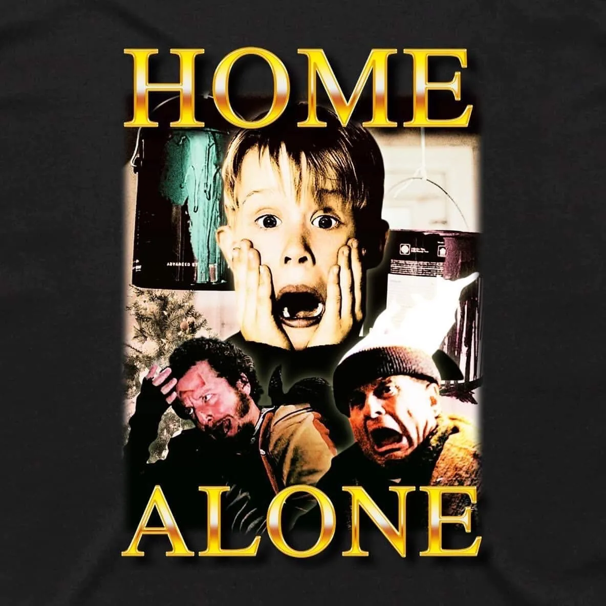 BOOTLEG HOME ALONE - BLACK JUMPER