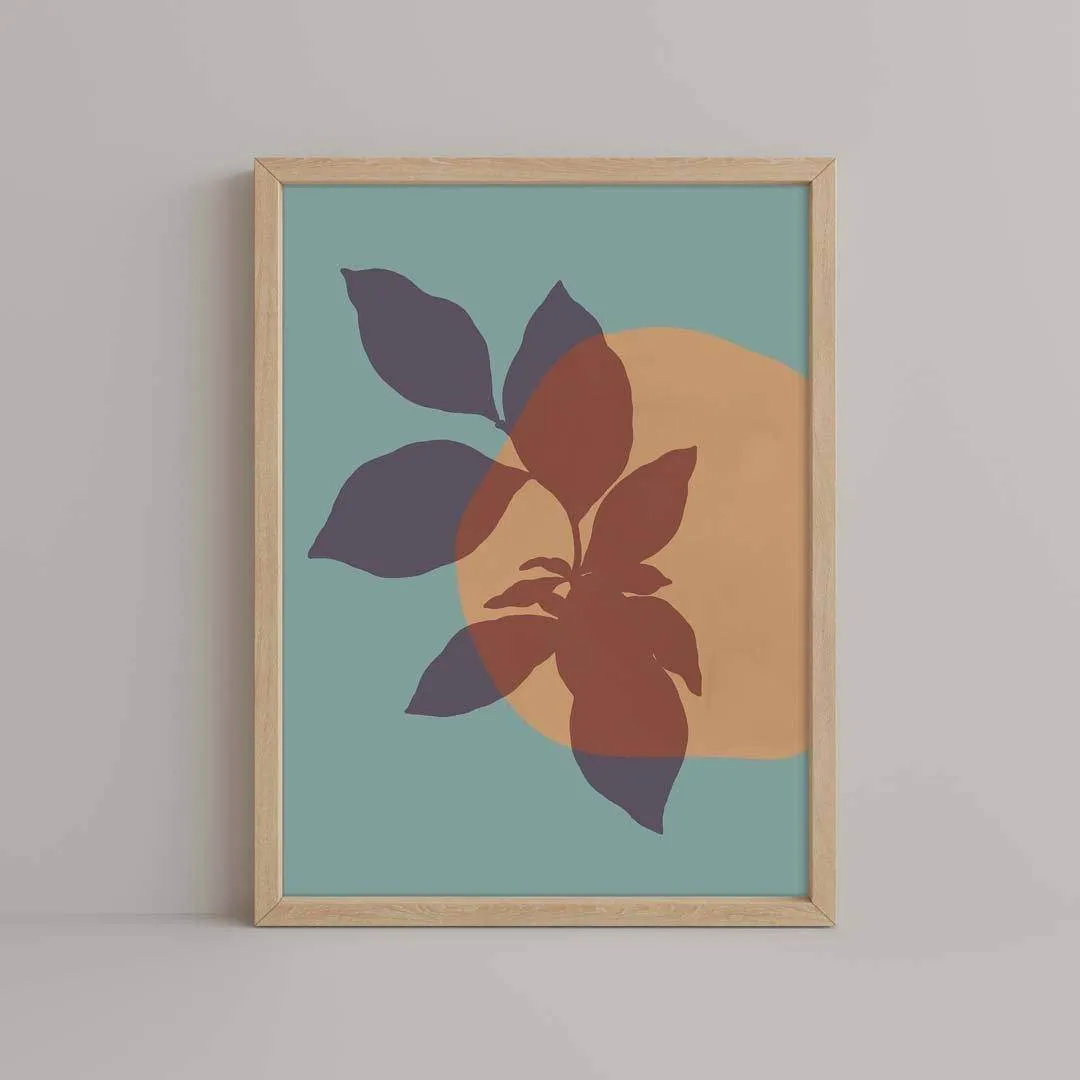 Botanical Cut-Out Art Print 001 by Chella Prints