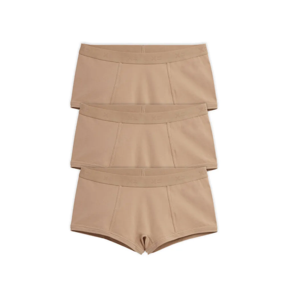 Boy Shorts 3-Pack - Cotton Chai