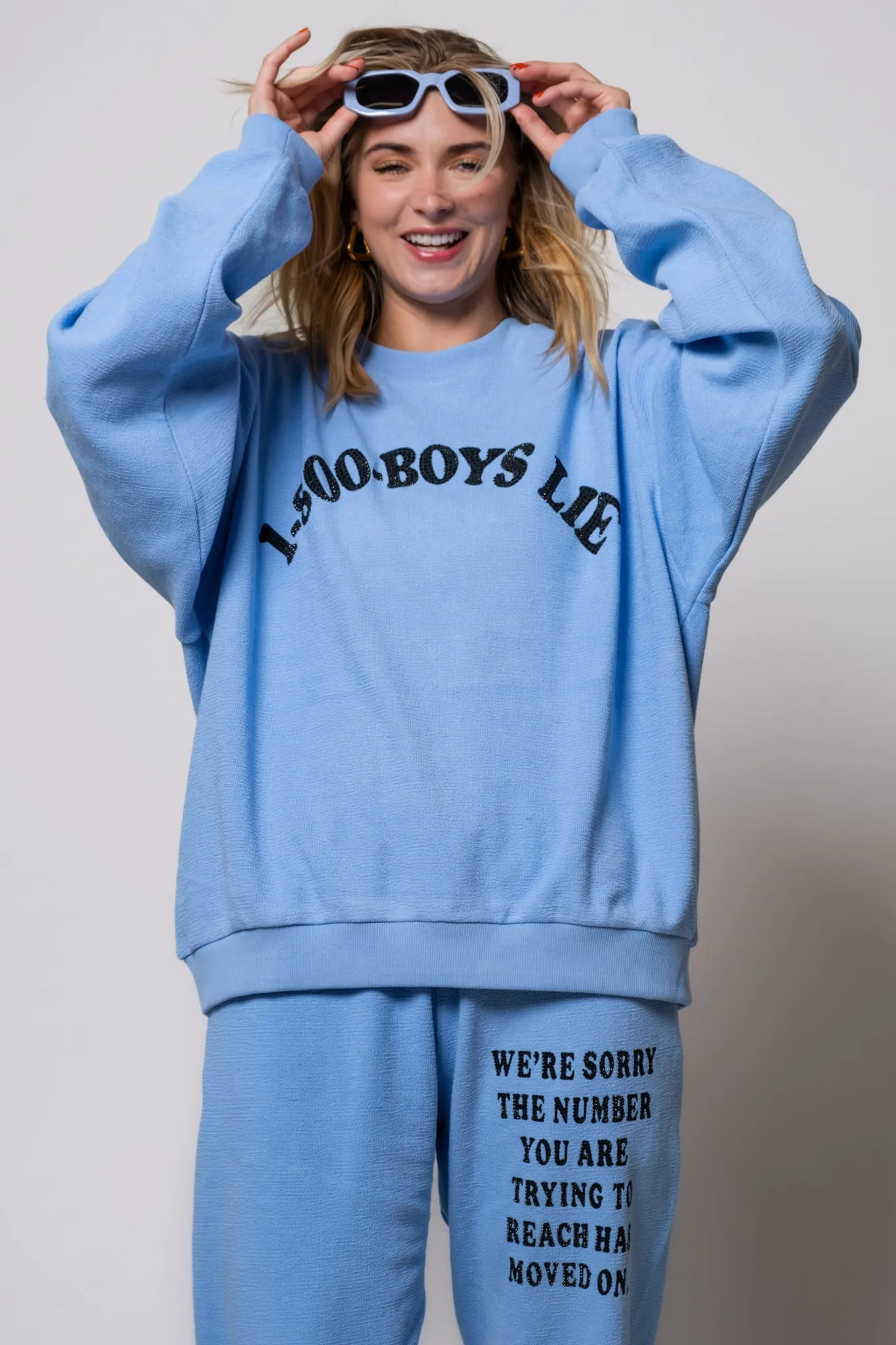 Boys Lie 1-800 Revamped Kara Crewneck