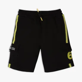 Boy's Regular Fit Solid Mid Rise Shorts