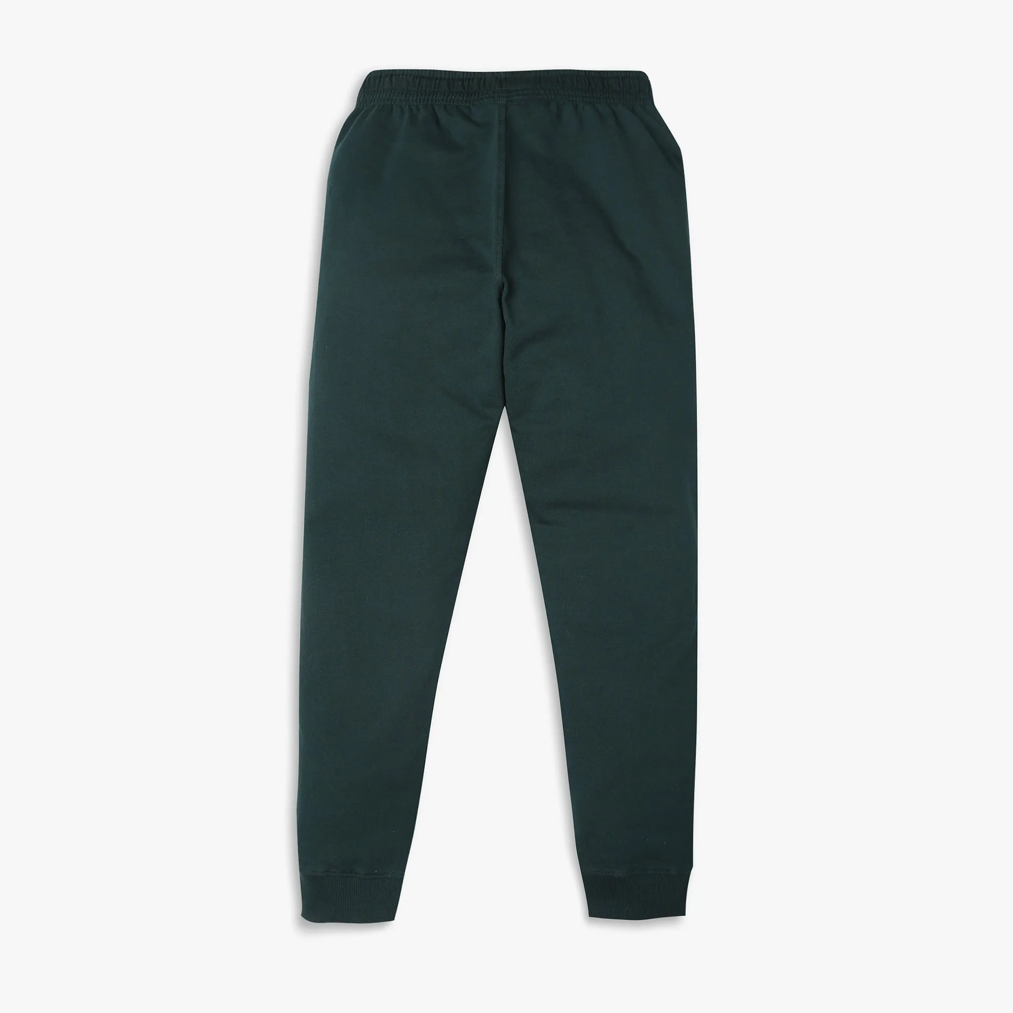 Boy's Regular Fit Solid Mid Rise Trackpants