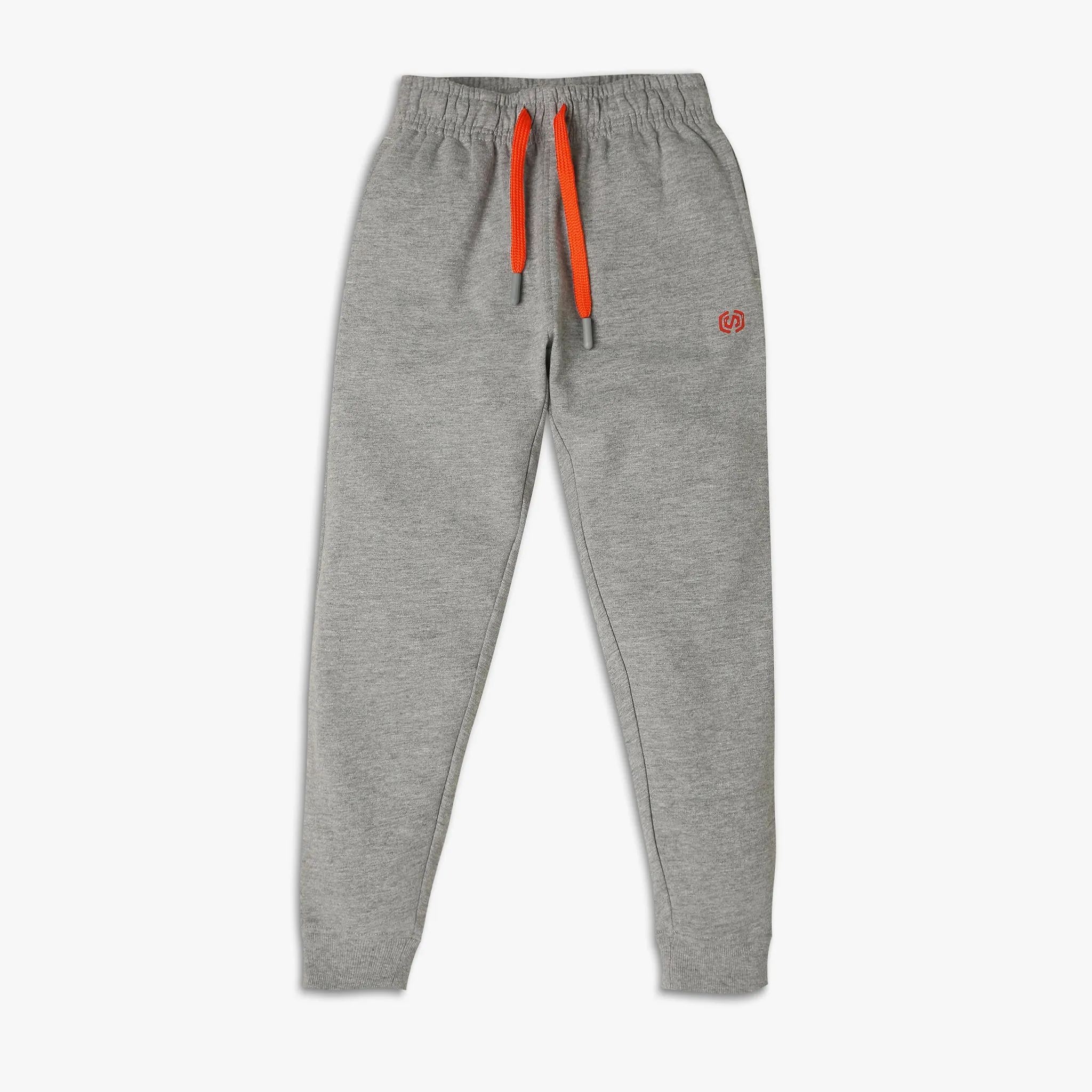 Boy's Regular Fit Solid Mid Rise Trackpants