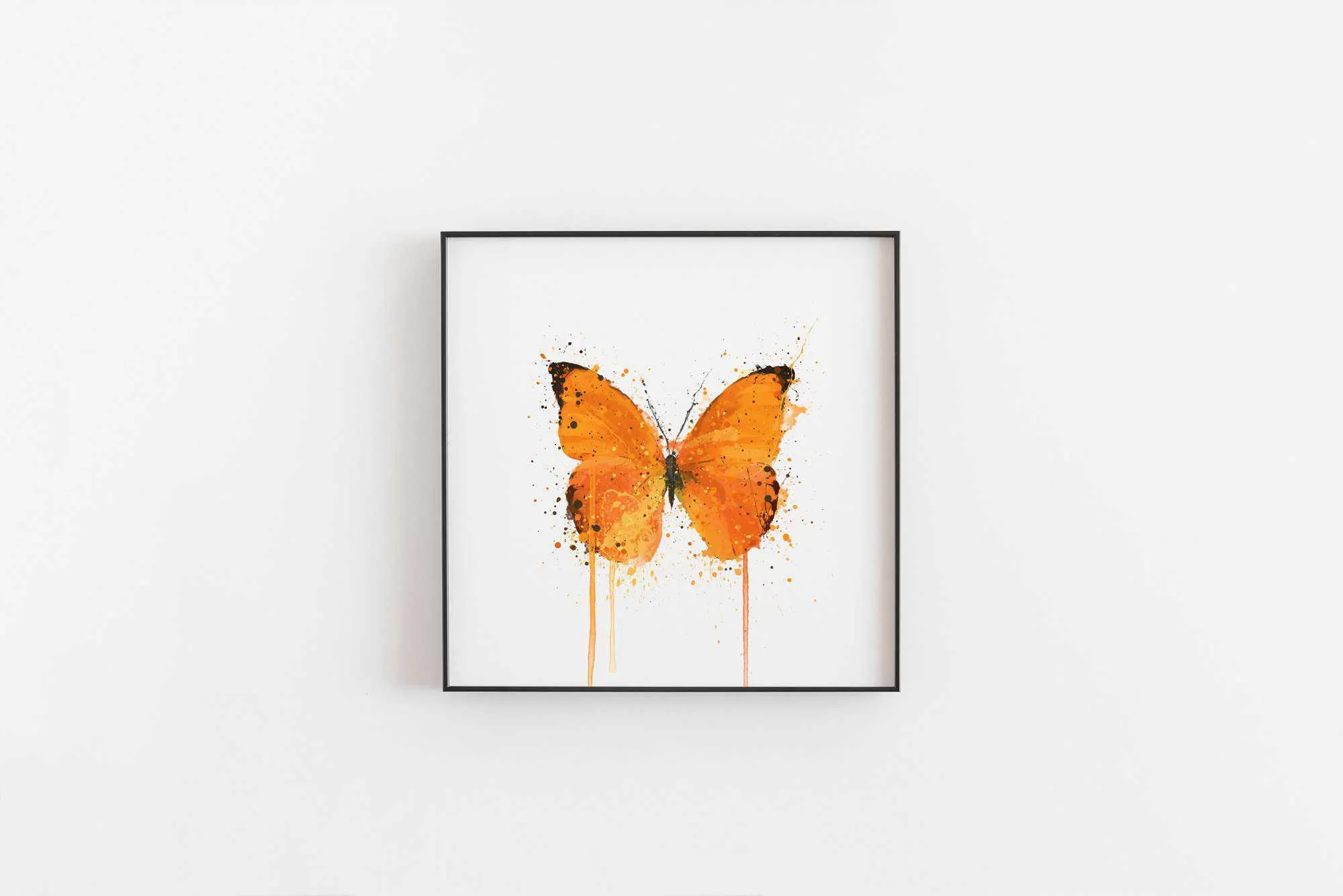 Butterfly Wall Art Print ‘Tangerine Dream'