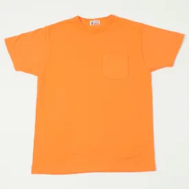 Buzz Rickson's Loopwheel Pocket Tee - Orange