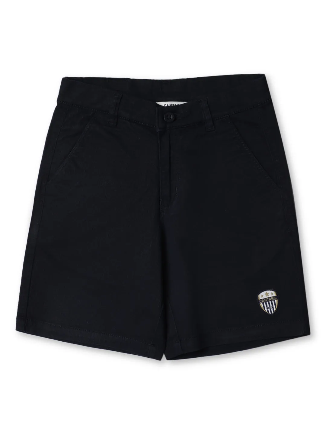 Cantabil Boy's Cotton Navy Blue Shorts