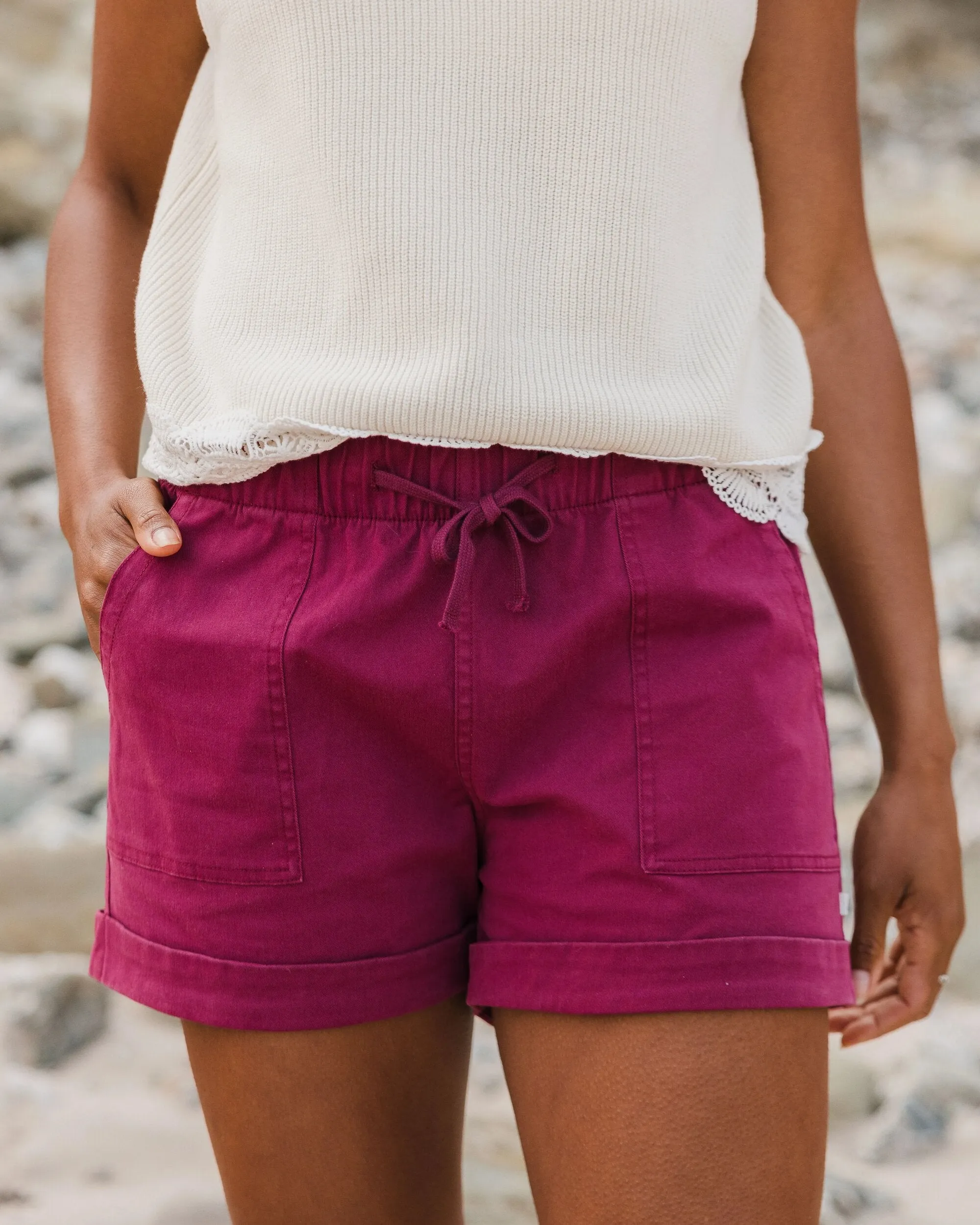 Carriso Organic Cotton Short - Cranberry