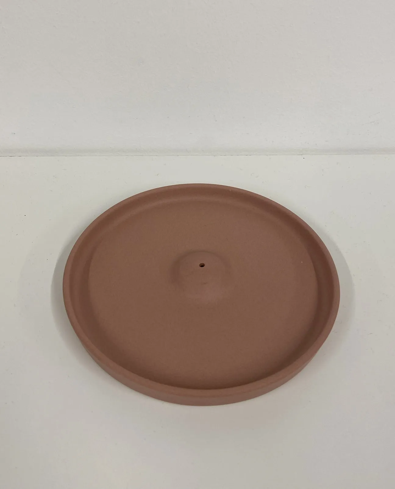 Ceramic Incense Plate in Terracotta