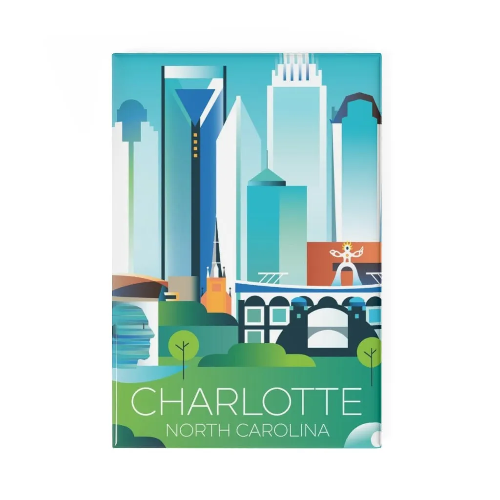 CHARLOTTE REFRIGERATOR MAGNET