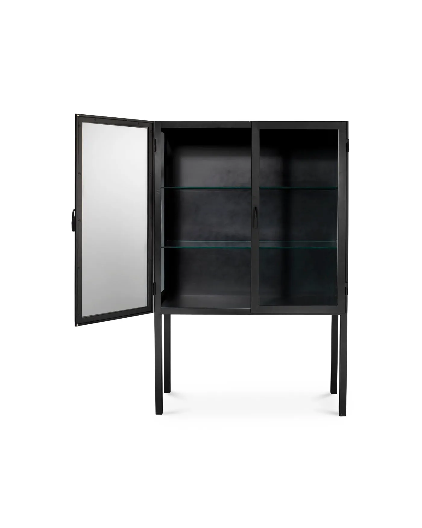 Chauncey Wide Curio Bar Cabinet