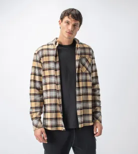 Checker Flannel LS Shirt Sun/Milk