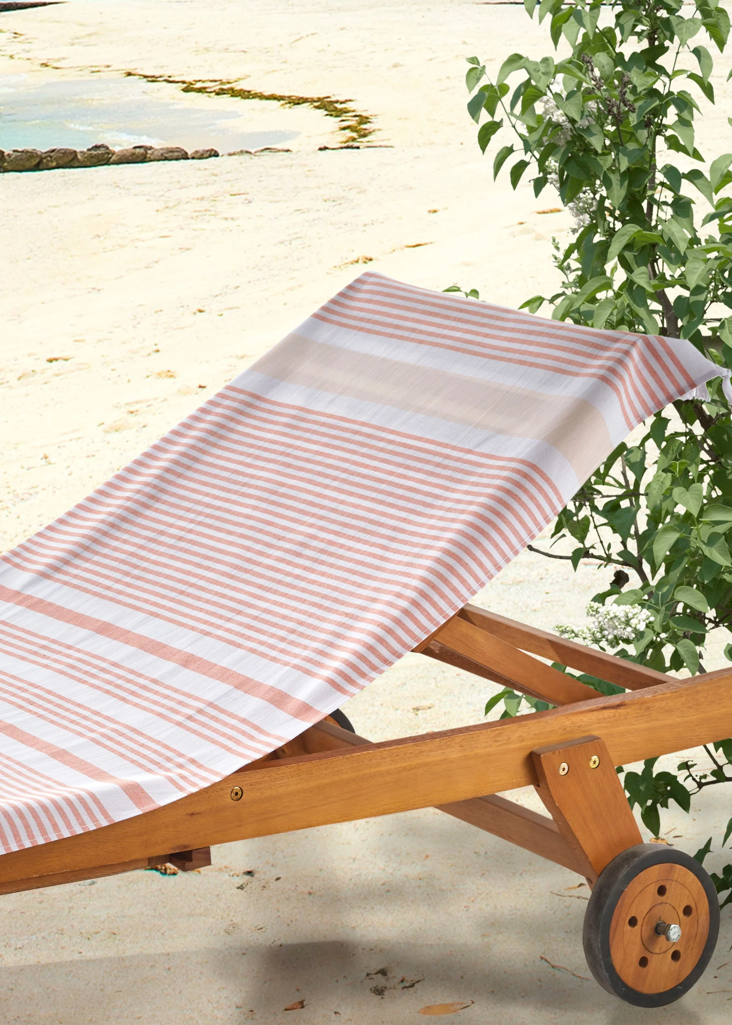 creamsicle stripe turkish towel