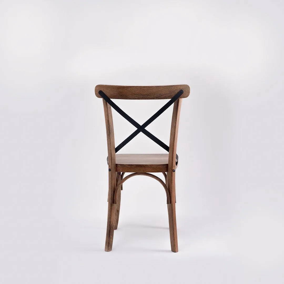 Cross Back Chair Set Of 2